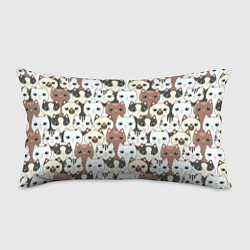 Подушка-антистресс Кошачьи моськи, цвет: 3D-принт