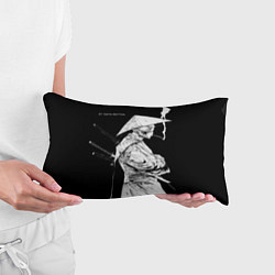 Подушка-антистресс Самурай скелет с трубкой, цвет: 3D-принт — фото 2