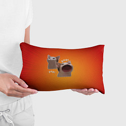Подушка-антистресс Cat Pop Мем, цвет: 3D-принт — фото 2