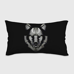 Подушка-антистресс Волк из волнистых линий, цвет: 3D-принт