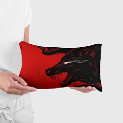 Подушка-антистресс Красный волк 3D, цвет: 3D-принт — фото 2