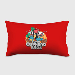 Подушка-антистресс Super Cuphead Bros, цвет: 3D-принт
