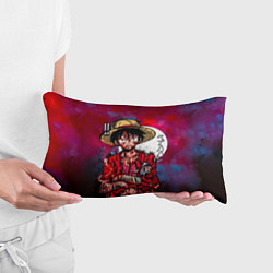 Подушка-антистресс Луффи One Piece Большой куш, цвет: 3D-принт — фото 2