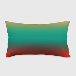 Подушка-антистресс Красно-бирюзовый градиент, цвет: 3D-принт