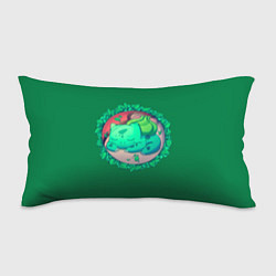Подушка-антистресс Спящий Бульбазавр, цвет: 3D-принт