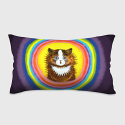Подушка-антистресс Радужный кот Луиса Уэйна, цвет: 3D-принт
