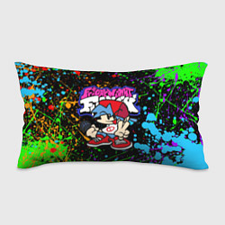 Подушка-антистресс FRIDAY NIGHT FUNKIN БРЫЗГИ КРАСОК, ГЕРОЙ, цвет: 3D-принт