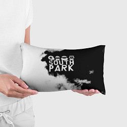 Подушка-антистресс Все пацаны на черном фоне Южный Парк, цвет: 3D-принт — фото 2