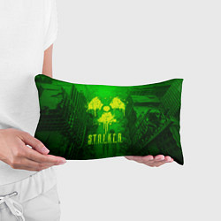 Подушка-антистресс STALKER LOGO RADIATOIN NEON TOXIC, цвет: 3D-принт — фото 2