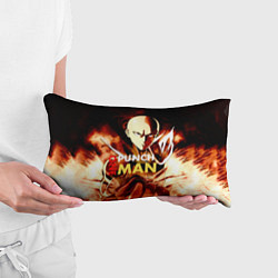 Подушка-антистресс Огненный Сайтама One Punch-Man, цвет: 3D-принт — фото 2