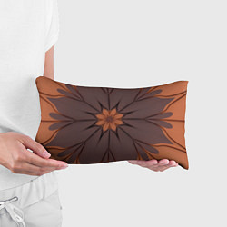 Подушка-антистресс Абстрактный цветок Оранжевый, цвет: 3D-принт — фото 2