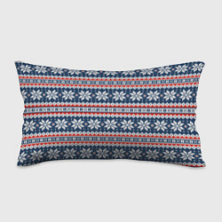 Подушка-антистресс Knitted Christmas Pattern, цвет: 3D-принт