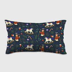 Подушка-антистресс Щелкунчик паттерн с лошадкой