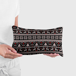 Подушка-антистресс DEER SWEATER СВИТЕР С ОЛЕНЯМИ, цвет: 3D-принт — фото 2