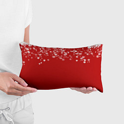 Подушка-антистресс Рождественские снежинки, цвет: 3D-принт — фото 2