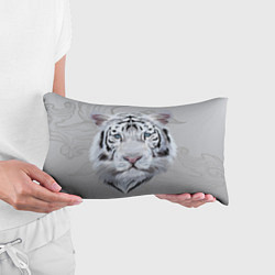 Подушка-антистресс Снежный нежный тигр, цвет: 3D-принт — фото 2