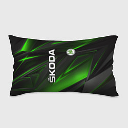 Подушка-антистресс SKODA GEOMETRY STRIPES GREEN NEON