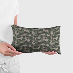 Подушка-антистресс Зелено-Серый Камуфляж, цвет: 3D-принт — фото 2