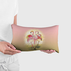 Подушка-антистресс Танец Любви 2 Фламинго, цвет: 3D-принт — фото 2