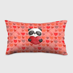 Подушка-антистресс Панда с сердечком день влюбленных