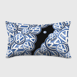 Подушка-антистресс Volkswagen logo Pattern, цвет: 3D-принт