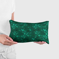 Подушка-антистресс Яркие зеленые листья, цвет: 3D-принт — фото 2