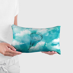 Подушка-антистресс Парашютист в облаках, цвет: 3D-принт — фото 2