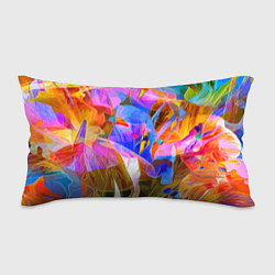 Подушка-антистресс Красочный цветочный паттерн Лето Colorful floral p, цвет: 3D-принт