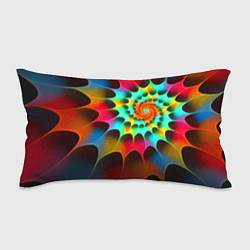 Подушка-антистресс Красочная неоновая спираль Colorful neon spiral, цвет: 3D-принт