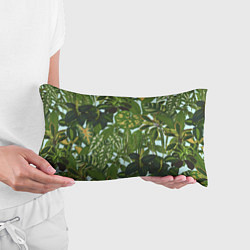 Подушка-антистресс Зеленые Тропические Растения, цвет: 3D-принт — фото 2