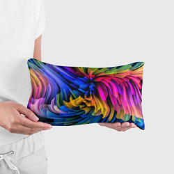 Подушка-антистресс Абстрактная неоновая композиция Abstract neon comp, цвет: 3D-принт — фото 2