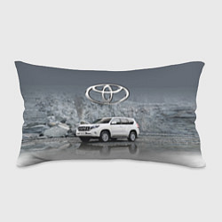 Подушка-антистресс Toyota Land Cruiser на фоне скалы, цвет: 3D-принт