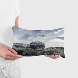 Подушка-антистресс Toyota Land Cruiser Prado на скальных камнях Mount, цвет: 3D-принт — фото 2