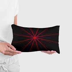 Подушка-антистресс Красный эфир 3D - абстракция, цвет: 3D-принт — фото 2