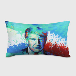 Подушка-антистресс Дональд Трамп арт, цвет: 3D-принт