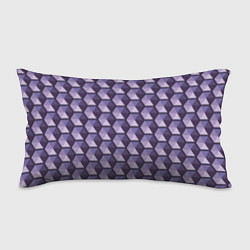 Подушка-антистресс Фиолетовые шестиугольники, цвет: 3D-принт