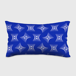 Подушка-антистресс ABSTRACT PATTERN ON A BLUE BACKGROUND, цвет: 3D-принт