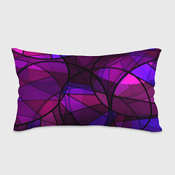 Подушка-антистресс Абстрактный в пурпурных тонах узор, цвет: 3D-принт