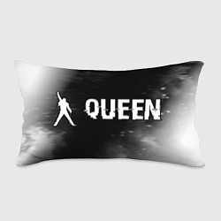 Подушка-антистресс Queen Glitch на темном фоне, цвет: 3D-принт