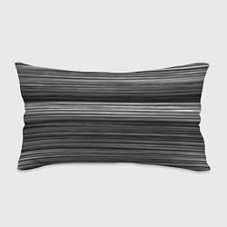Подушка-антистресс Black and white thin stripes Тонкие полосы, цвет: 3D-принт