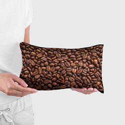 Подушка-антистресс Зерна жареного кофе, цвет: 3D-принт — фото 2
