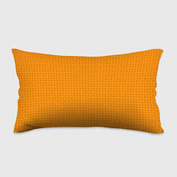 Подушка-антистресс Оранжевые классические узоры, цвет: 3D-принт