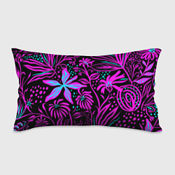 Подушка-антистресс Purple flowers pattern, цвет: 3D-принт