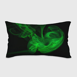 Подушка-антистресс Зелёный абстрактный дым, цвет: 3D-принт