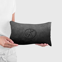 Подушка-антистресс Чугунный логотип Counter Strike, цвет: 3D-принт — фото 2