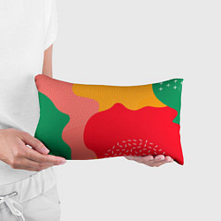 Подушка-антистресс Разноцветные кляксы, цвет: 3D-принт — фото 2