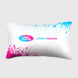 Подушка-антистресс Land Rover neon gradient style: надпись и символ, цвет: 3D-принт