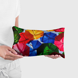 Подушка-антистресс Разноцветные зонтики, цвет: 3D-принт — фото 2