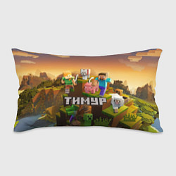 Подушка-антистресс Тимур Minecraft, цвет: 3D-принт