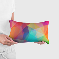 Подушка-антистресс Нежный разноцветный фон, цвет: 3D-принт — фото 2